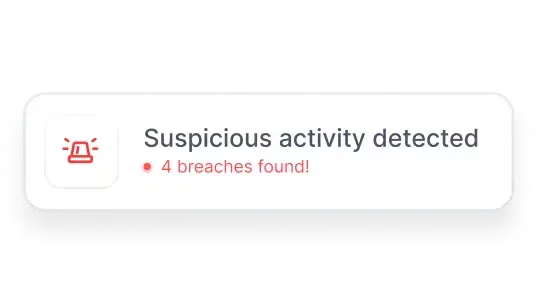 Actionable security alerts
